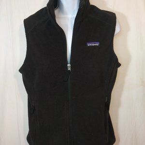 Patagonia Synchilla Vest Black Company Logo Mens Med NWT.  New  Company logo